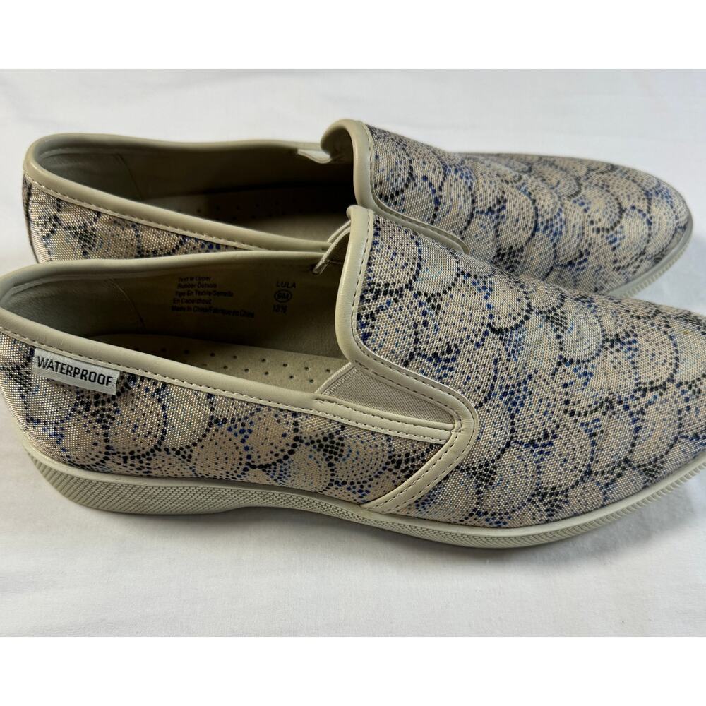 Cougar Waterproof Slip On Loafers Women 9M Parchment Memory Foam Lula - Picture 5 of 8